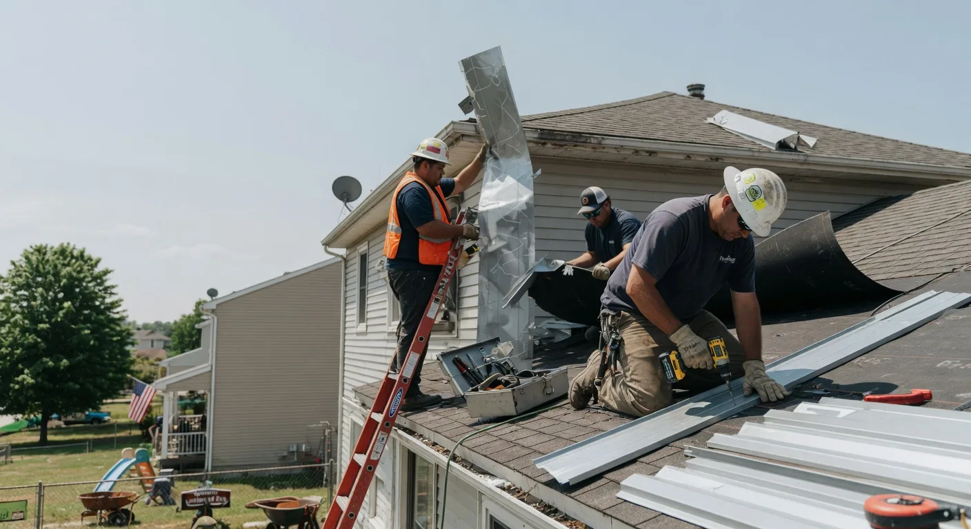 Storm Damage Metal Roof Repair in Grantsville, MD